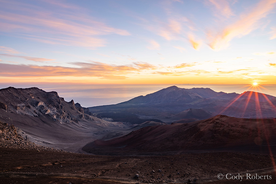 Haleakala Crater Sunrise Maui Hawaii